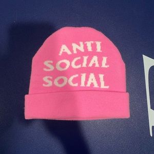 Anti Social Social Club Jaccardo Pink Beanie
